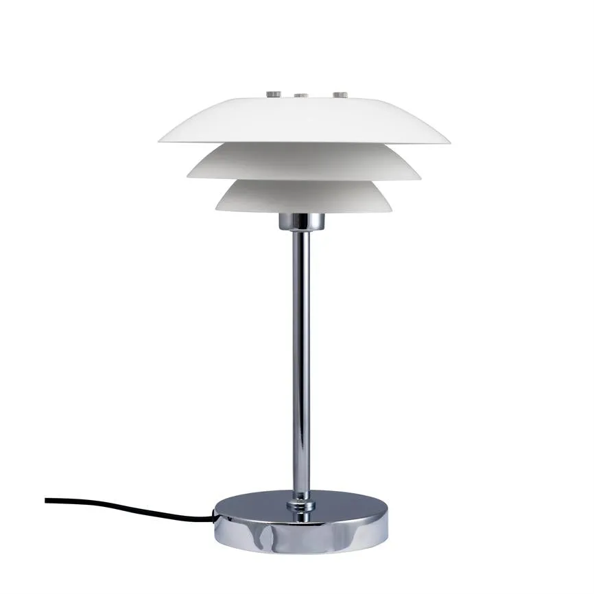 Dyberg Larsen DL20 bordlampe hvit opal
