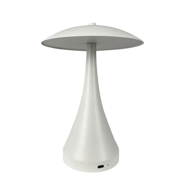 Dyberg Larsen Vienna bordlampe kremet oppladbar
