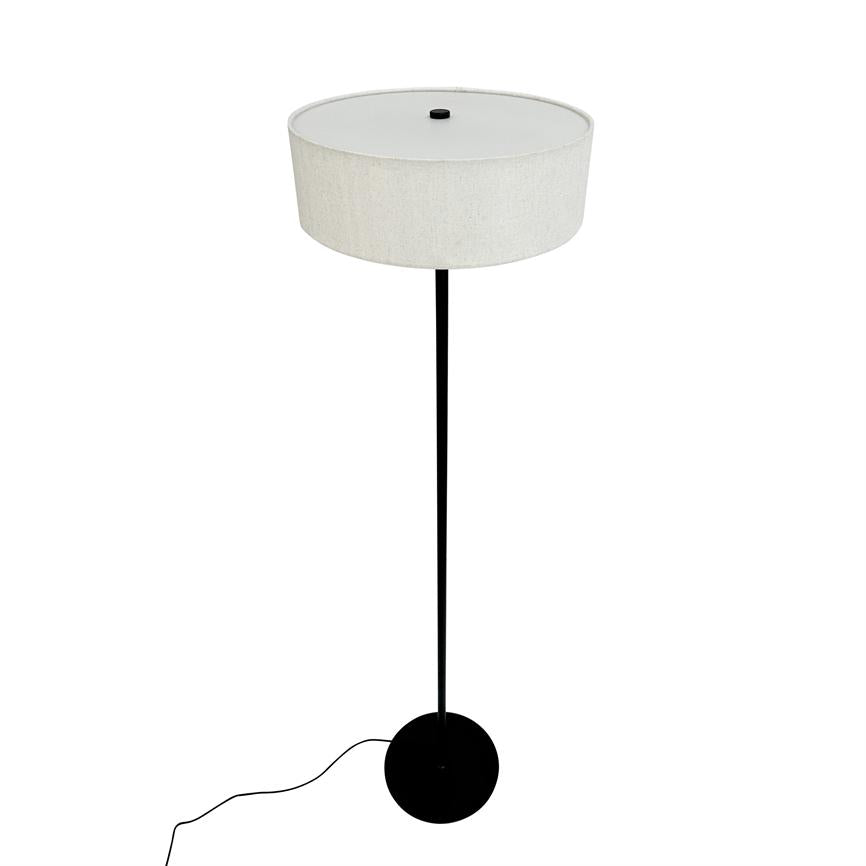 Dyberg Larsen Calix gulvlampe stoffskjerm varm