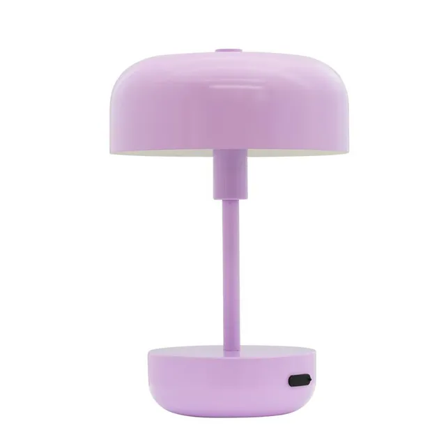 Dyberg Larsen Haipot bordlampe lilla oppladbar