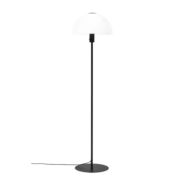 Dyberg Larsen Jazz gulvlampe sort opalglass