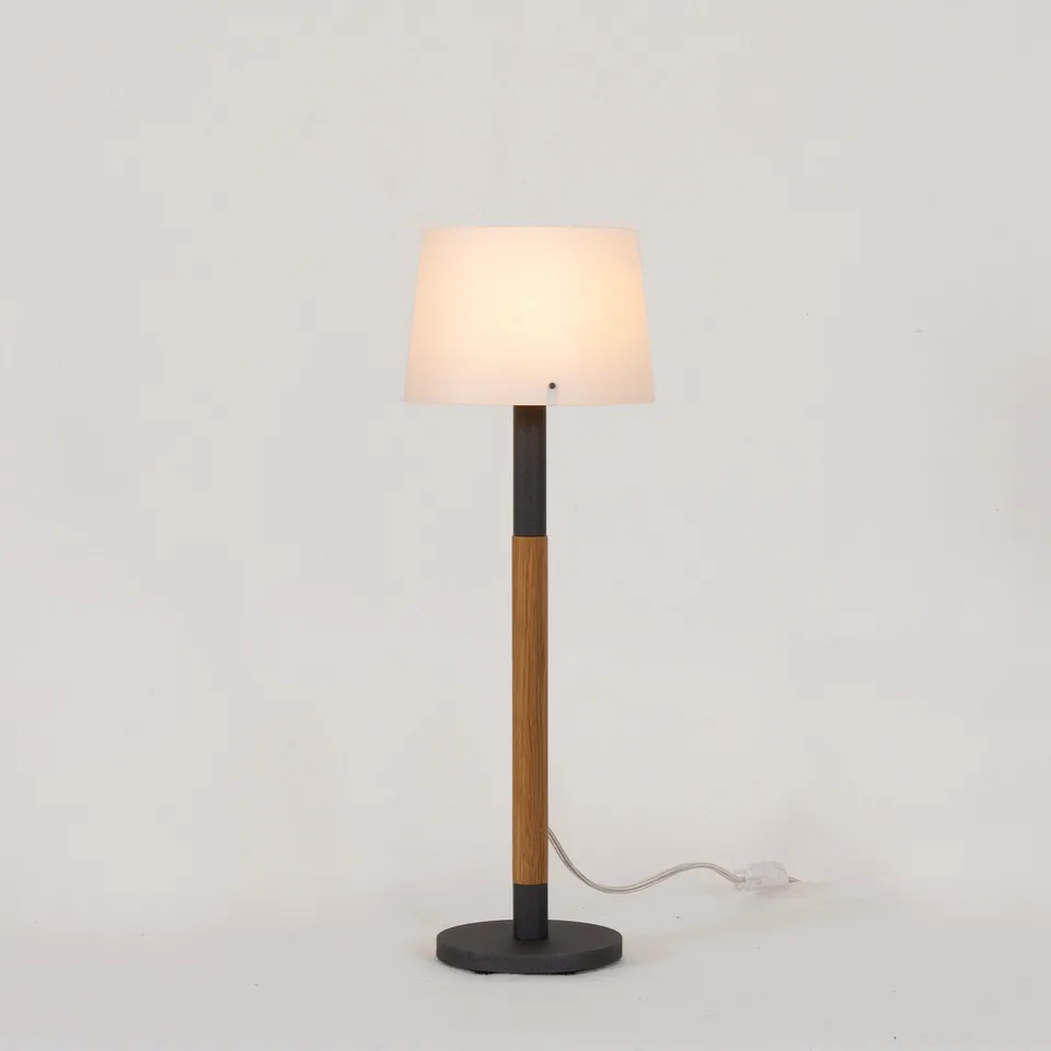 Zlamp Z-trä liten bordlampe ek morbærpapir