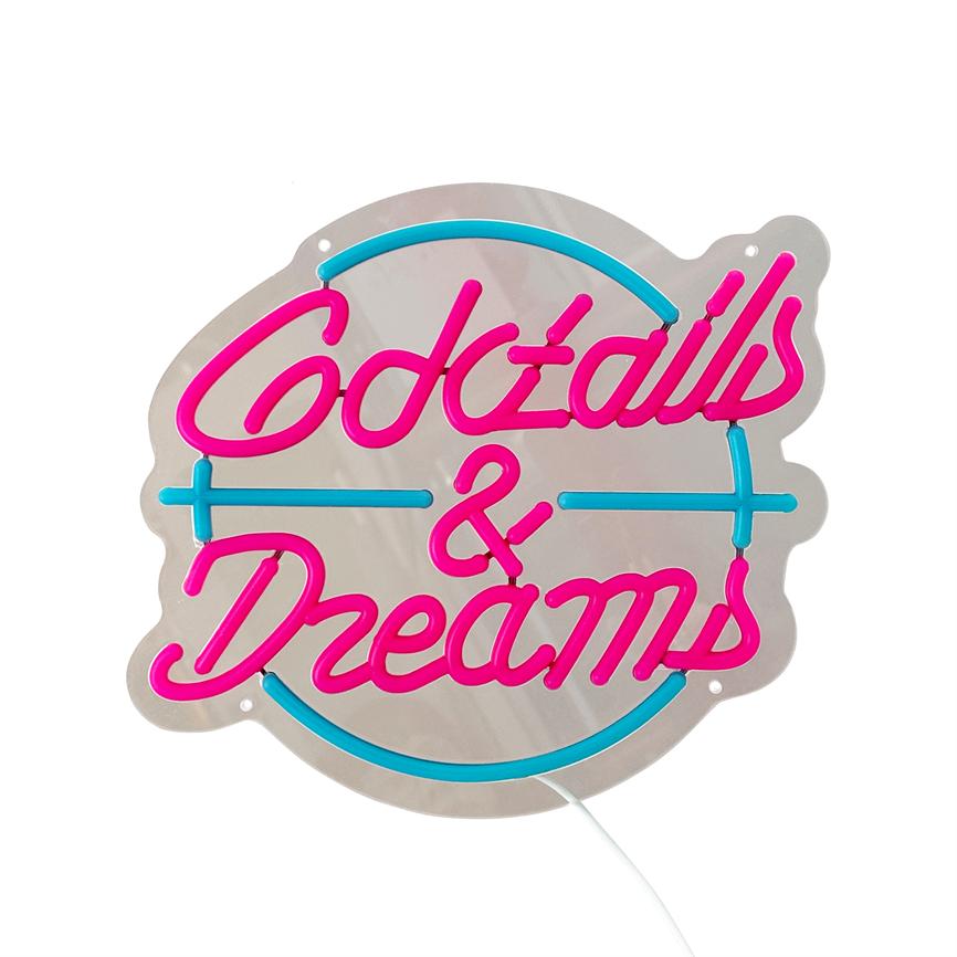 Dyberg Larsen Cocktails Dreams LED-skilt neonskilt