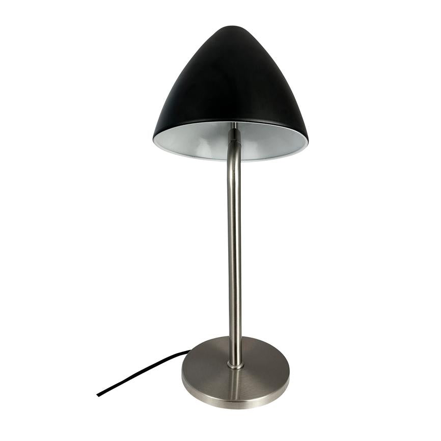 Dyberg Larsen Oulu bordlampe sort – vippbart hode