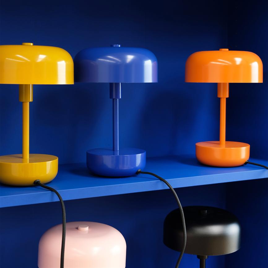 Dyberg Larsen Haipot bordlampe oransje G9