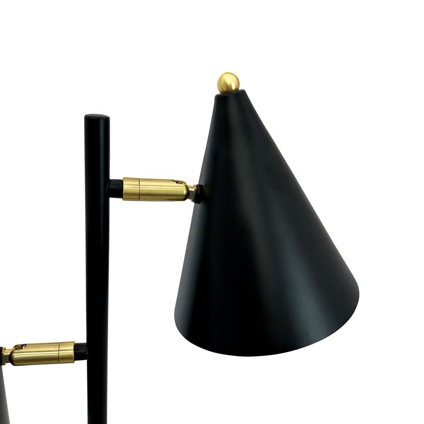 Dyberg Larsen Rouen bordlampe sort metall
