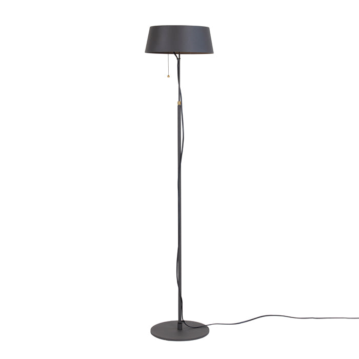 Zlamp Karl 940-2723 gulvlampe messing mørkegrå