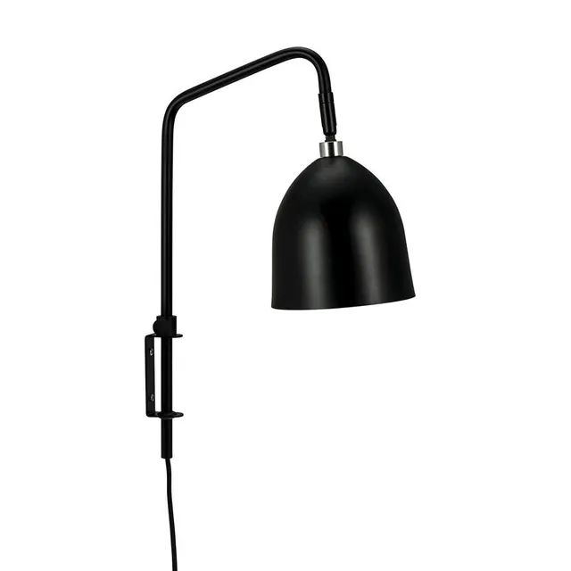 Dyberg Larsen Easton vegglampe svart justerbar