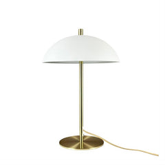Dyberg Larsen Globus gulvlampe beige messing