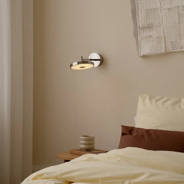 Umage Asteria Short Monochrome vegglampe stål dimbar