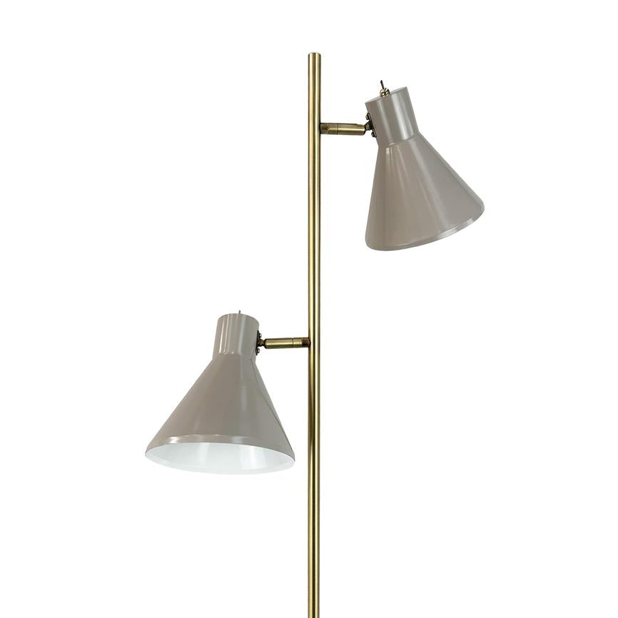 Dyberg Larsen Sleep gulvlampe brun jordfarge