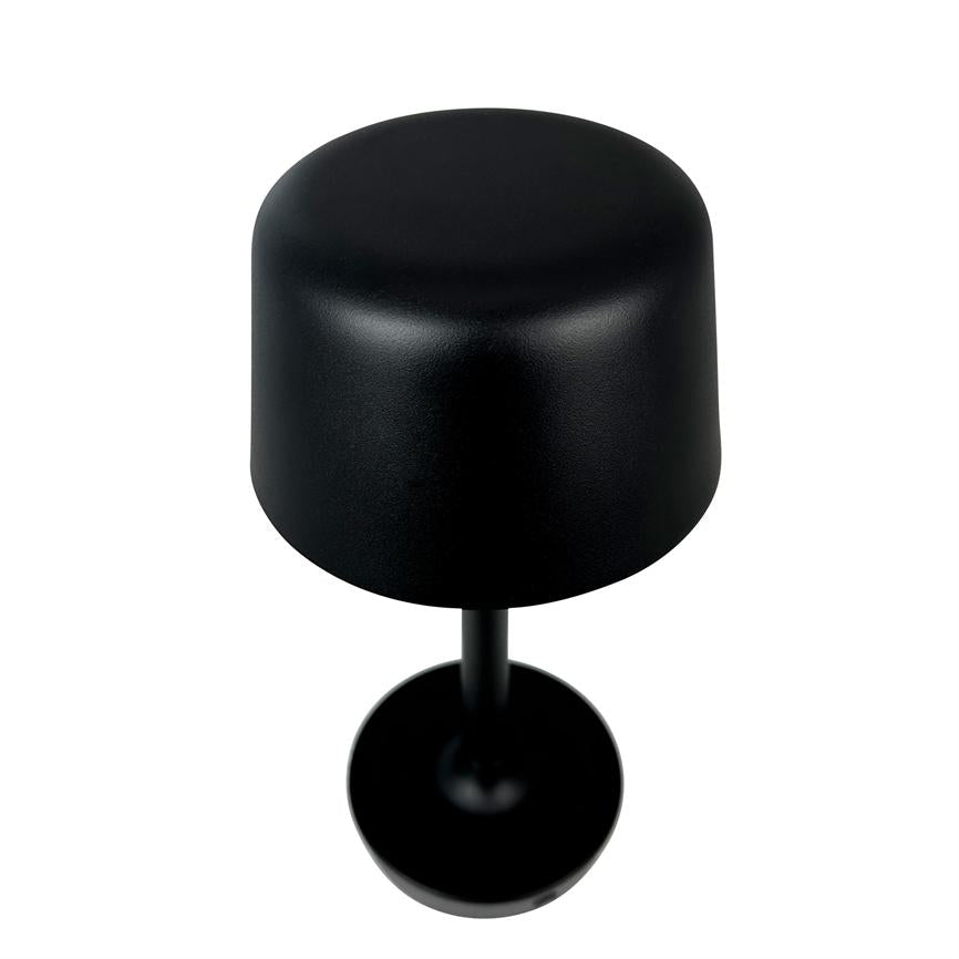Dyberg Larsen Flow bordlampe svart oppladbar