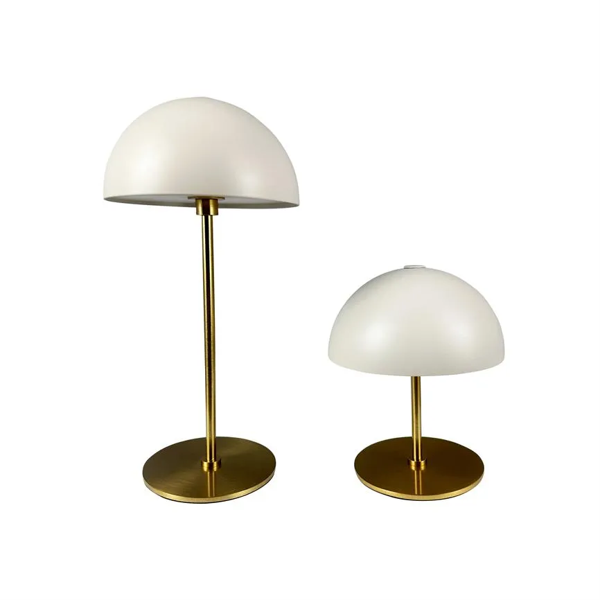 Dyberg Larsen Along Mini bordlampe beige 2-pk LED