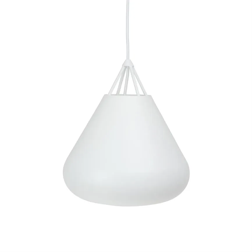 Dyberg Larsen Volta pendel hvit 26 cm kuppel