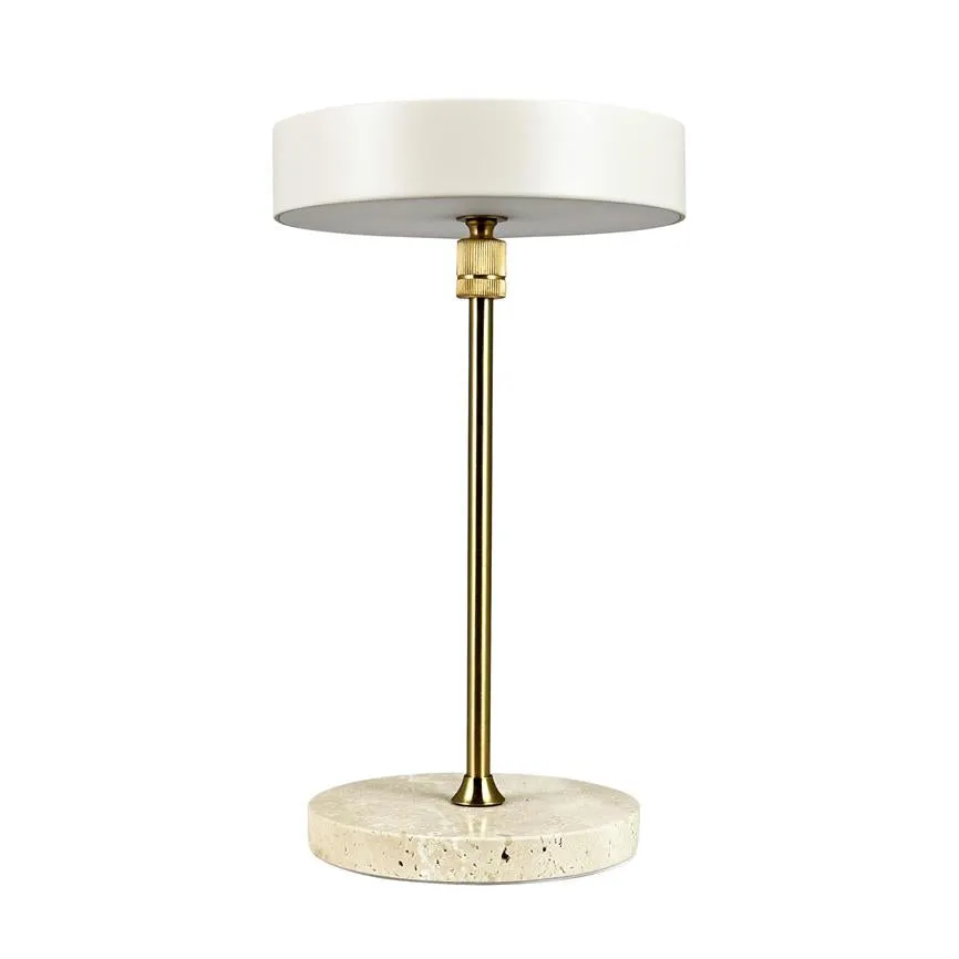 Dyberg Larsen Moonlight bordlampe beige oppladbar