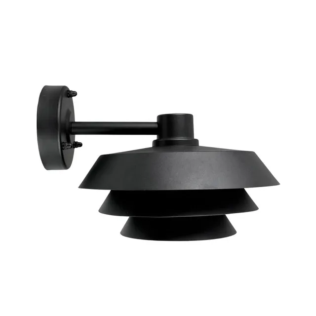 Dyberg Larsen Dune vegglampe utendørs svart Ø23
