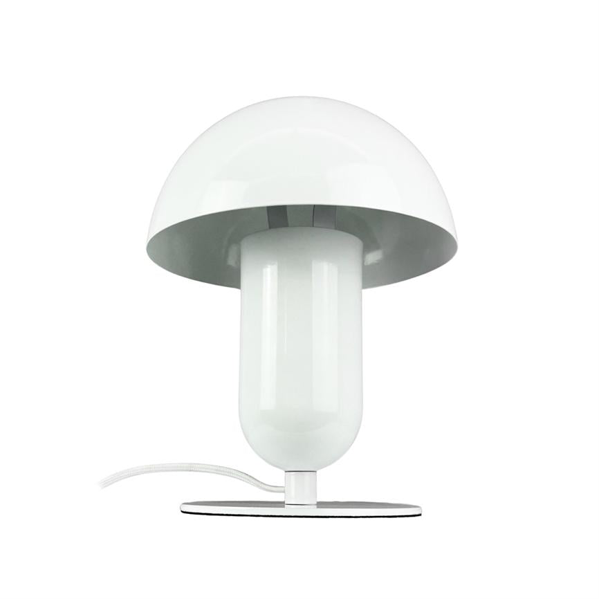 Dyberg Larsen Movie bordlampe hvit kuppel