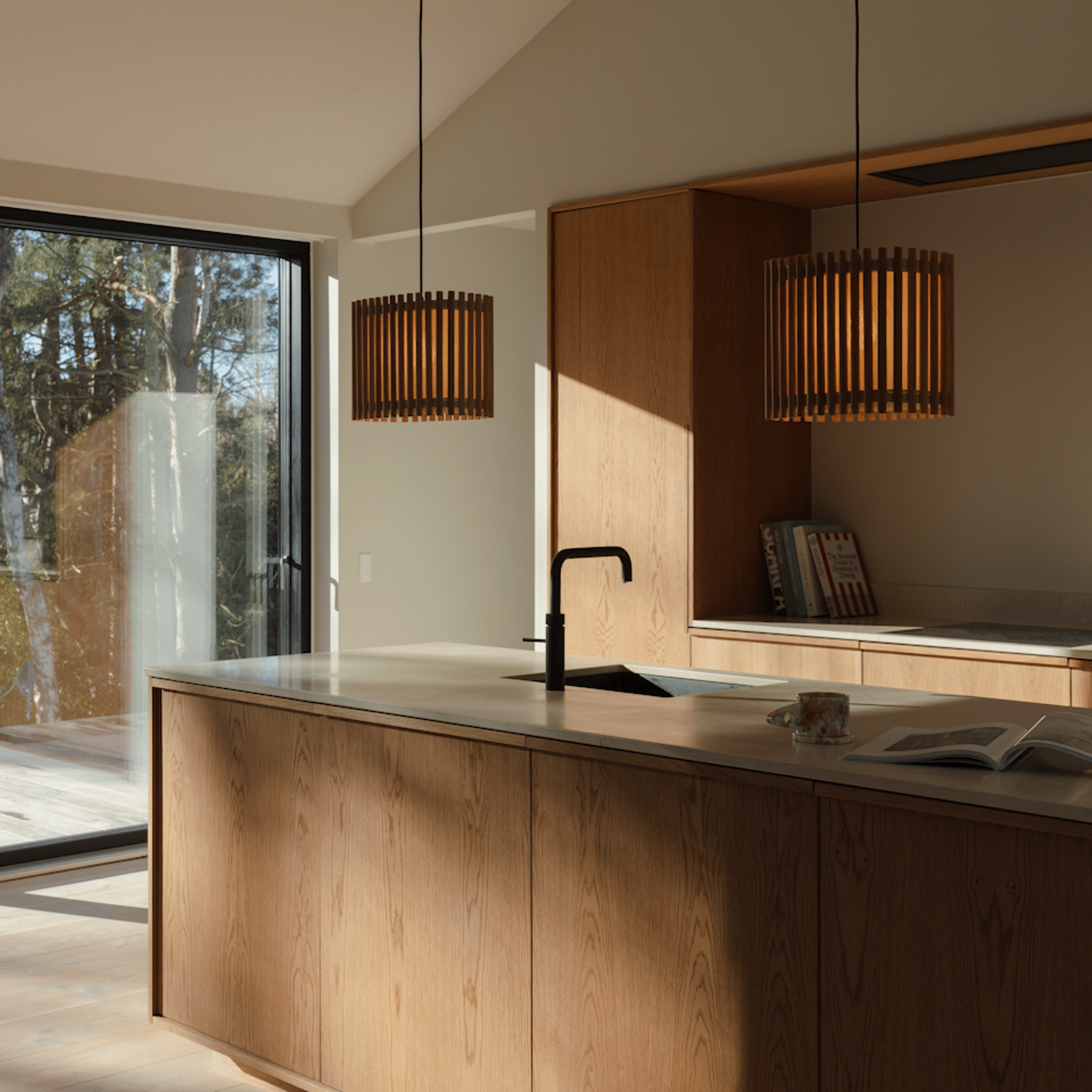 UMAGE Komorebi Rectangular lampeskjerm eik medium