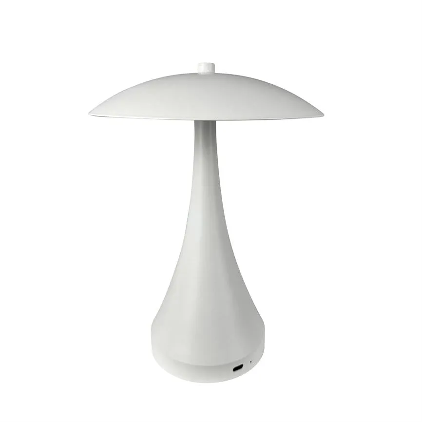 Dyberg Larsen Vienna LED bordlampe hvit oppladbar