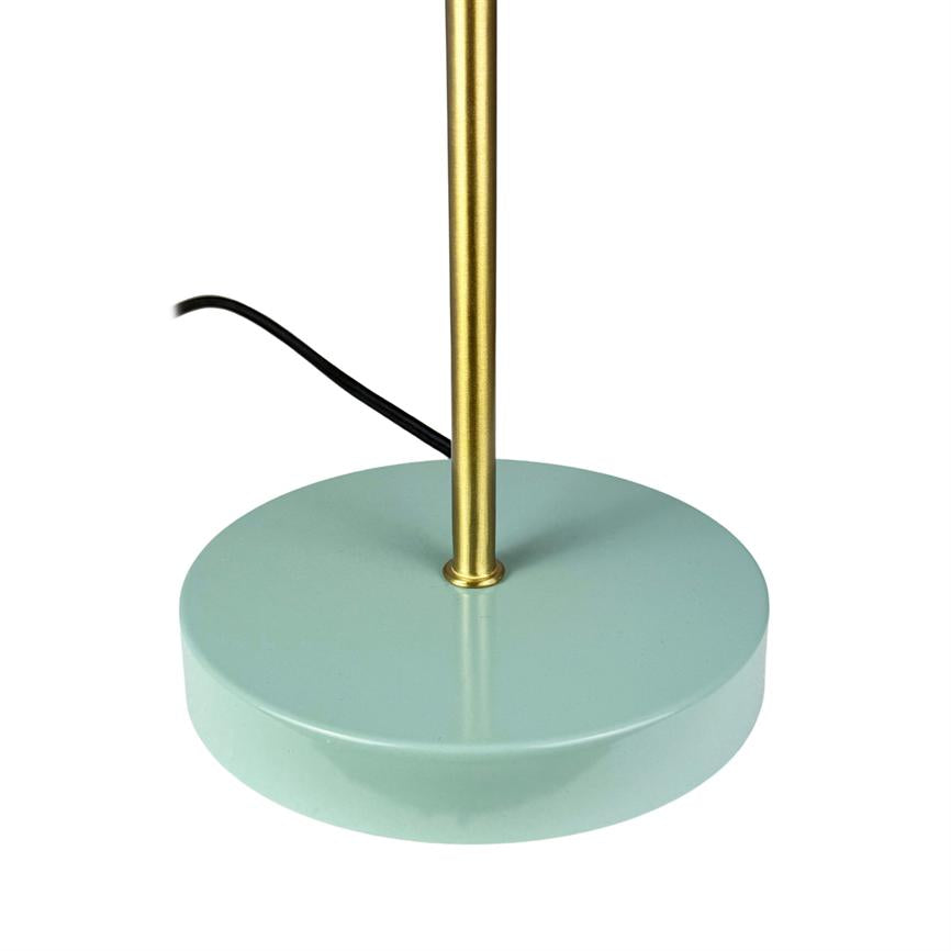 Dyberg Larsen Ocean bordlampe karri turkis 2 skjerm