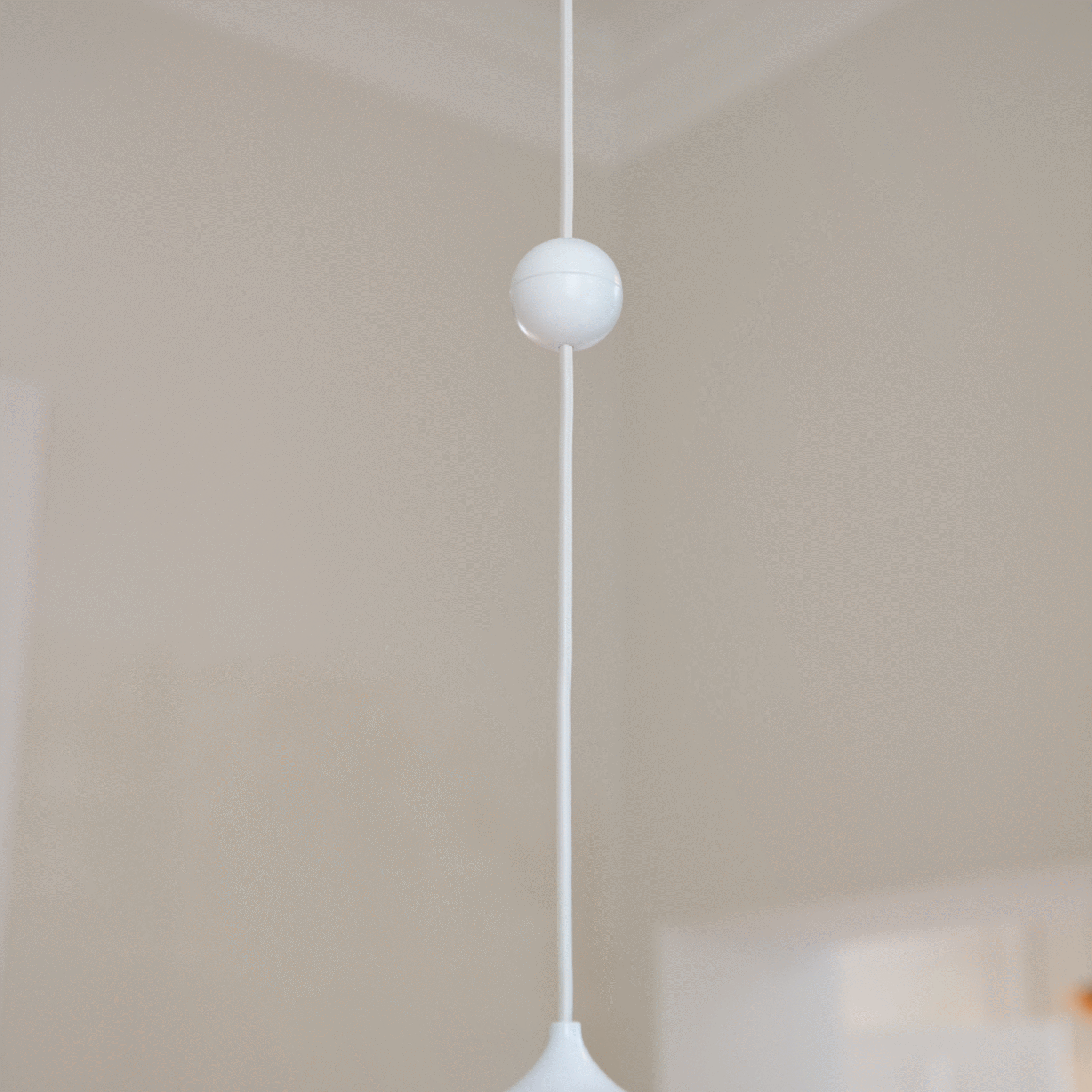 Umage Cord Connector ledningsskjøt hvit stålkule