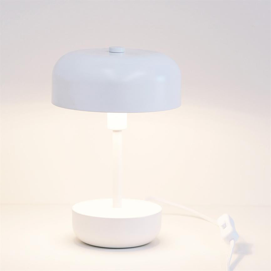 Dyberg Larsen Haipot bordlampe hvit G9 25,7 cm