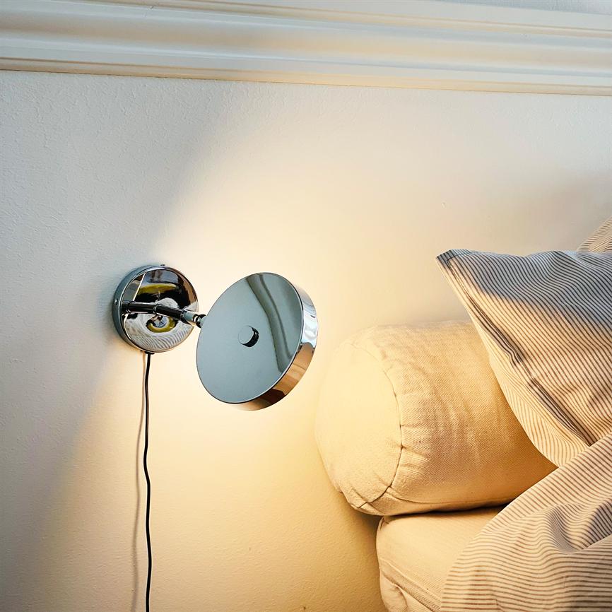 Dyberg Larsen Starlight vegglampe krom dimbar