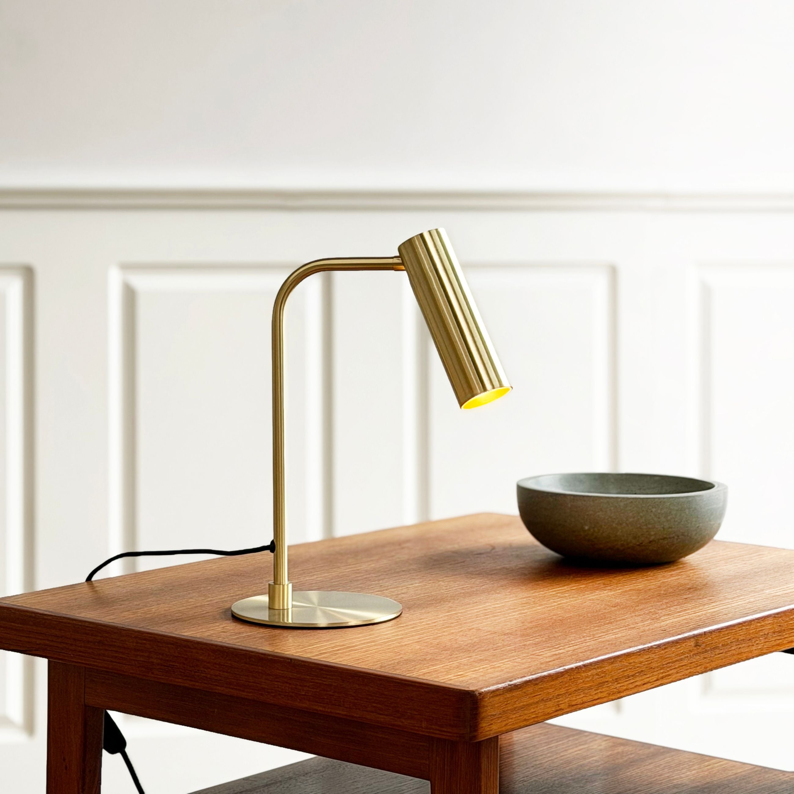 Dyberg Larsen Skagerrak Mini bordlampe messing