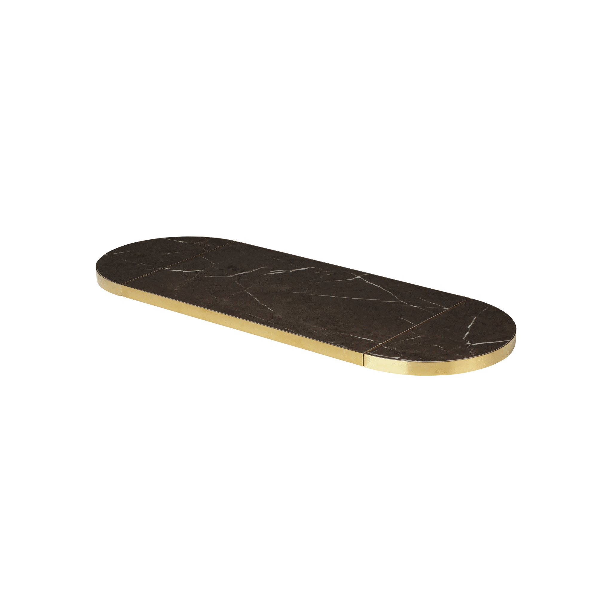UMAGE Comfort Circle bordplate Nero brass keramisk