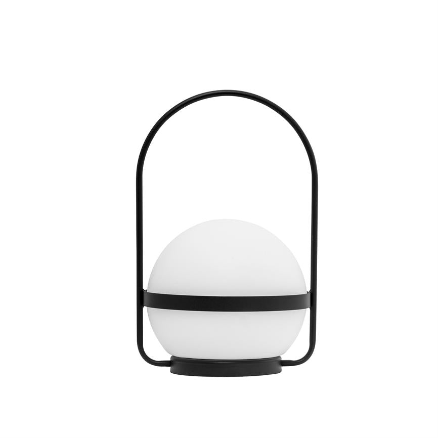 Dyberg Larsen Summer bordlampe solar sort/hvit