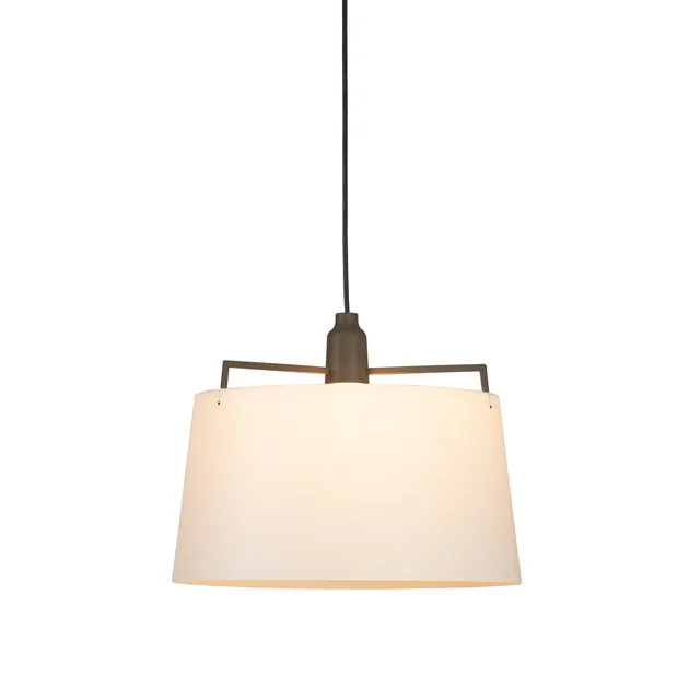Zlamp Zpindel 36 cm pendellampe greige morbærpapir