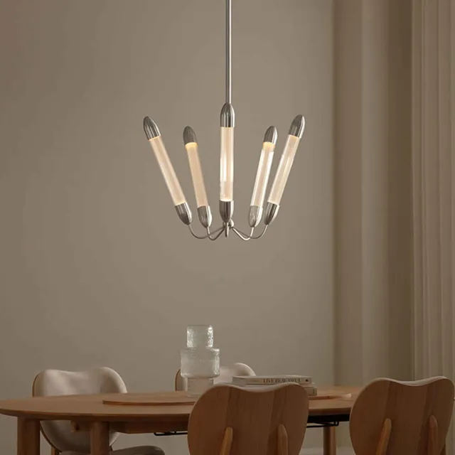 Umage Lemon Squeeze Penta pendellampe stål 5-armet glass