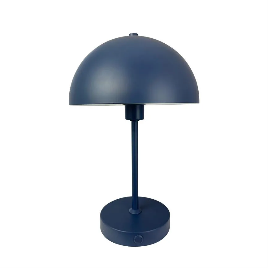 Dyberg Larsen Stockholm LED V2.0 bordlampe indigo blå oppladbar