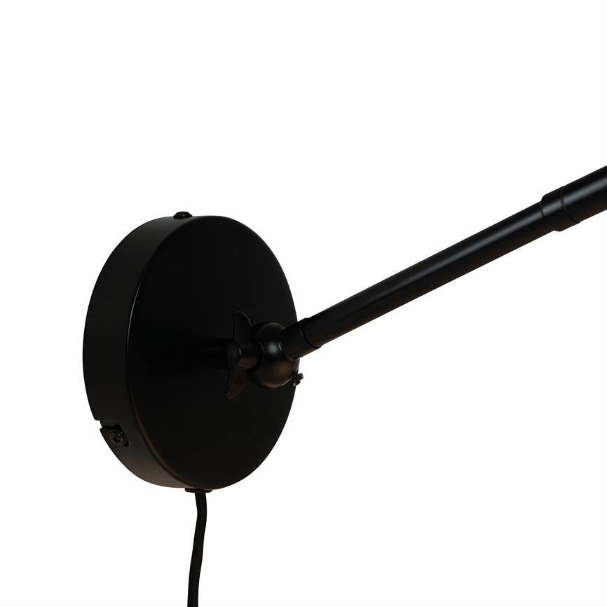 Dyberg Larsen Futura vegglampe svart vridbar