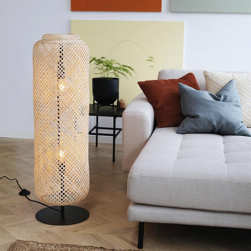 Dyberg Larsen Boom gulvlampe natur bambus