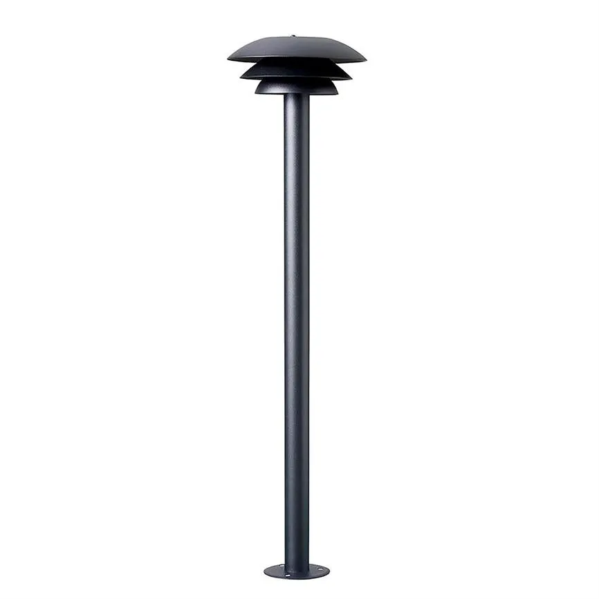 Dyberg Larsen DL20 bedlampe sort 80 cm aluminium