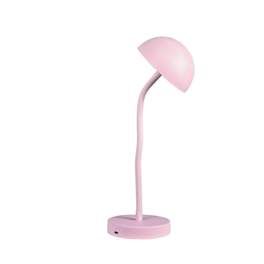 Dyberg Larsen Fonzy bordlampe rosa fleksibel