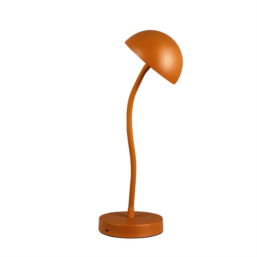 Dyberg Larsen Fonzy bordlampe terracotta LED