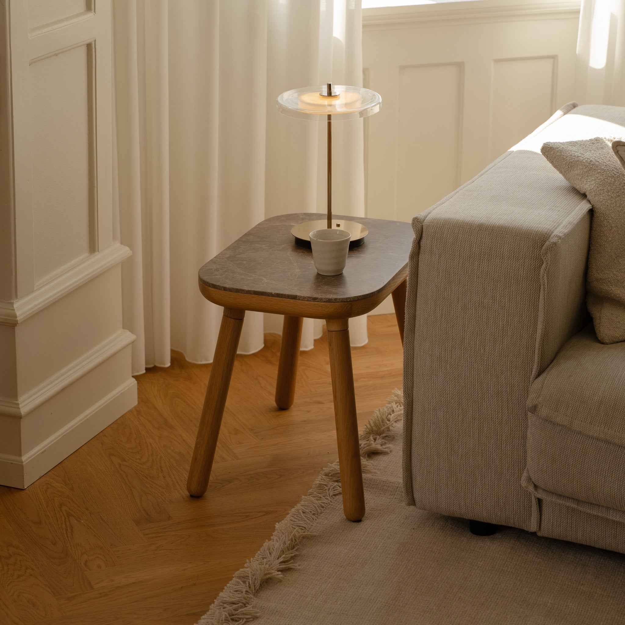 UMAGE Asteria Move bordlampe glass oppladbar