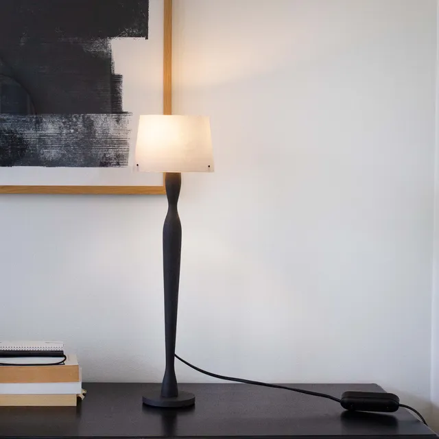 Zlamp Janzon bordlampe liten bjørk dimmer