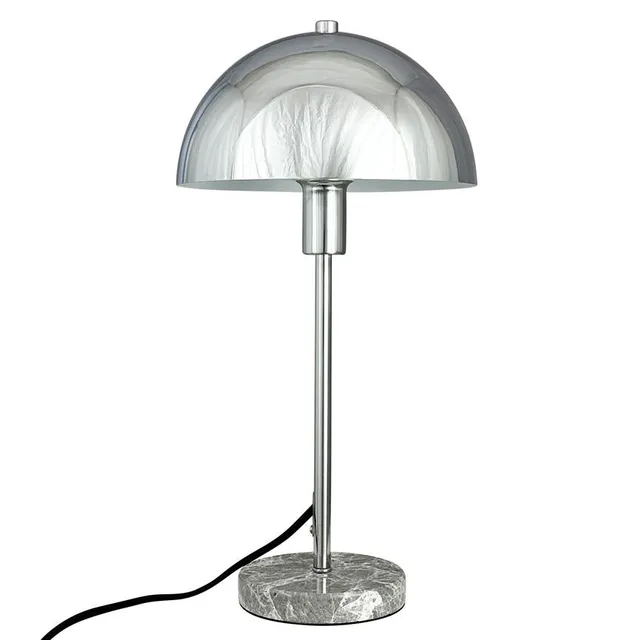Dyberg Larsen Stockholm bordlampe krom marmor