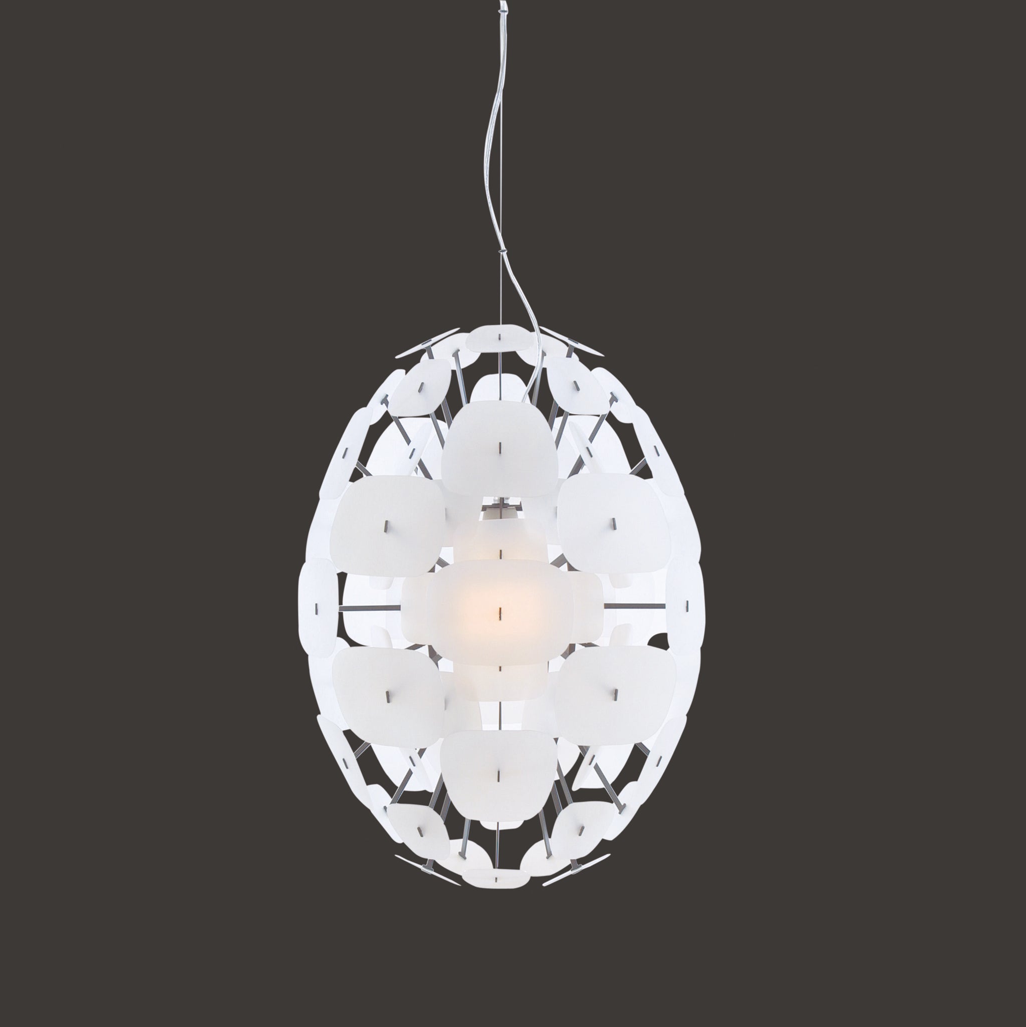 Zlamp The Egg 655-6090 pendel 90 cm hvit