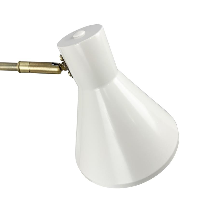 Dyberg Larsen Sleep vegglampe kitt hvit soverom