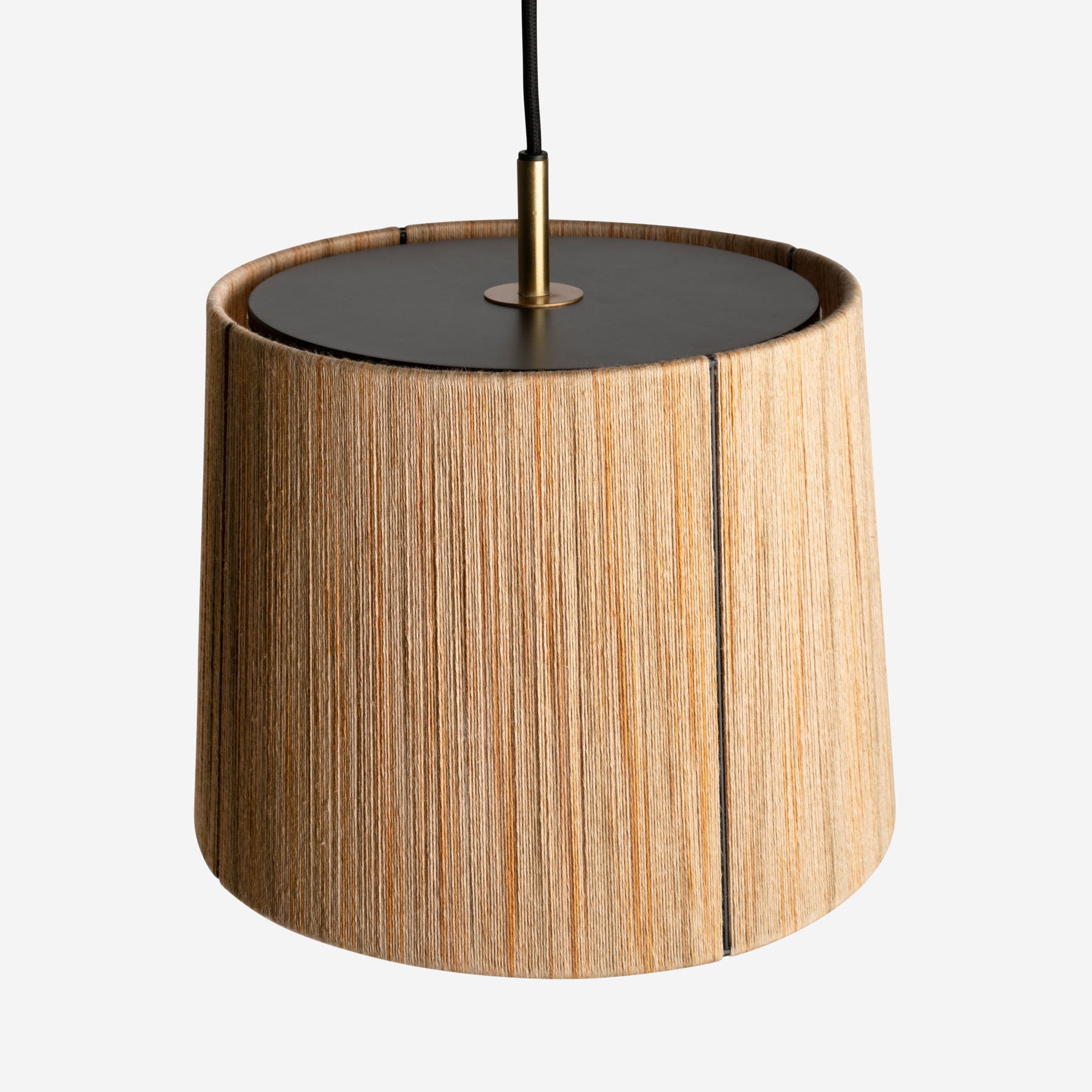 INEZEZ Branch Out Wide pendellampe 30 cm oransje vegansk lin