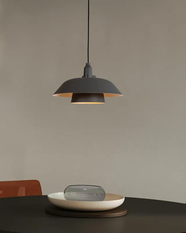 Zlamp P 656-3517 pendellampe 35cm mørkegrå greige