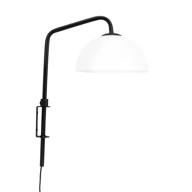 Dyberg Larsen Jazz vegglampe sort justerbar