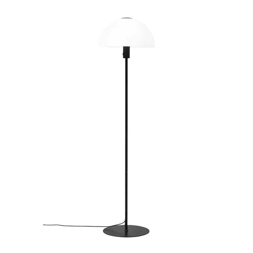 Dyberg Larsen Jazz gulvlampe svart opalglass