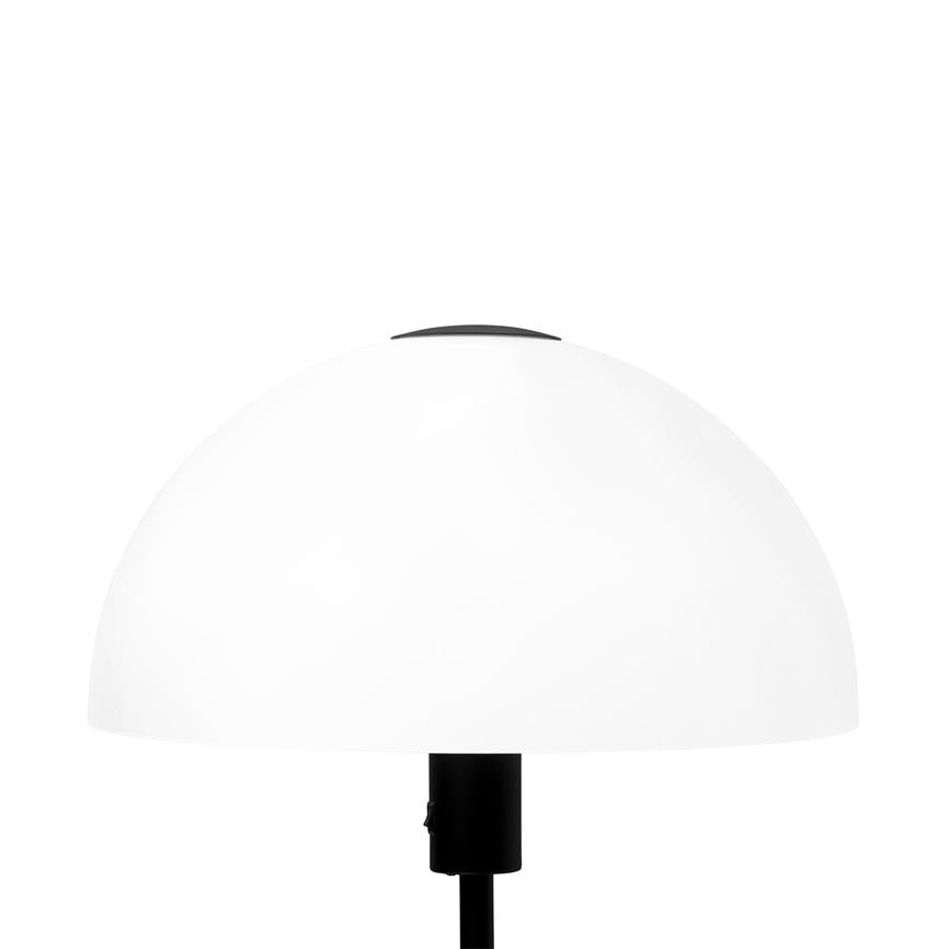 Dyberg Larsen Jazz gulvlampe sort opalglass