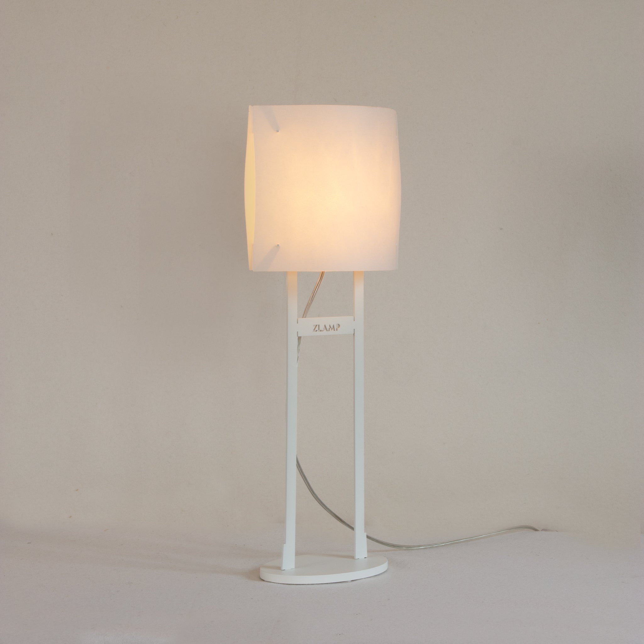Zlamp Paper bordlampe hvit morbær G9