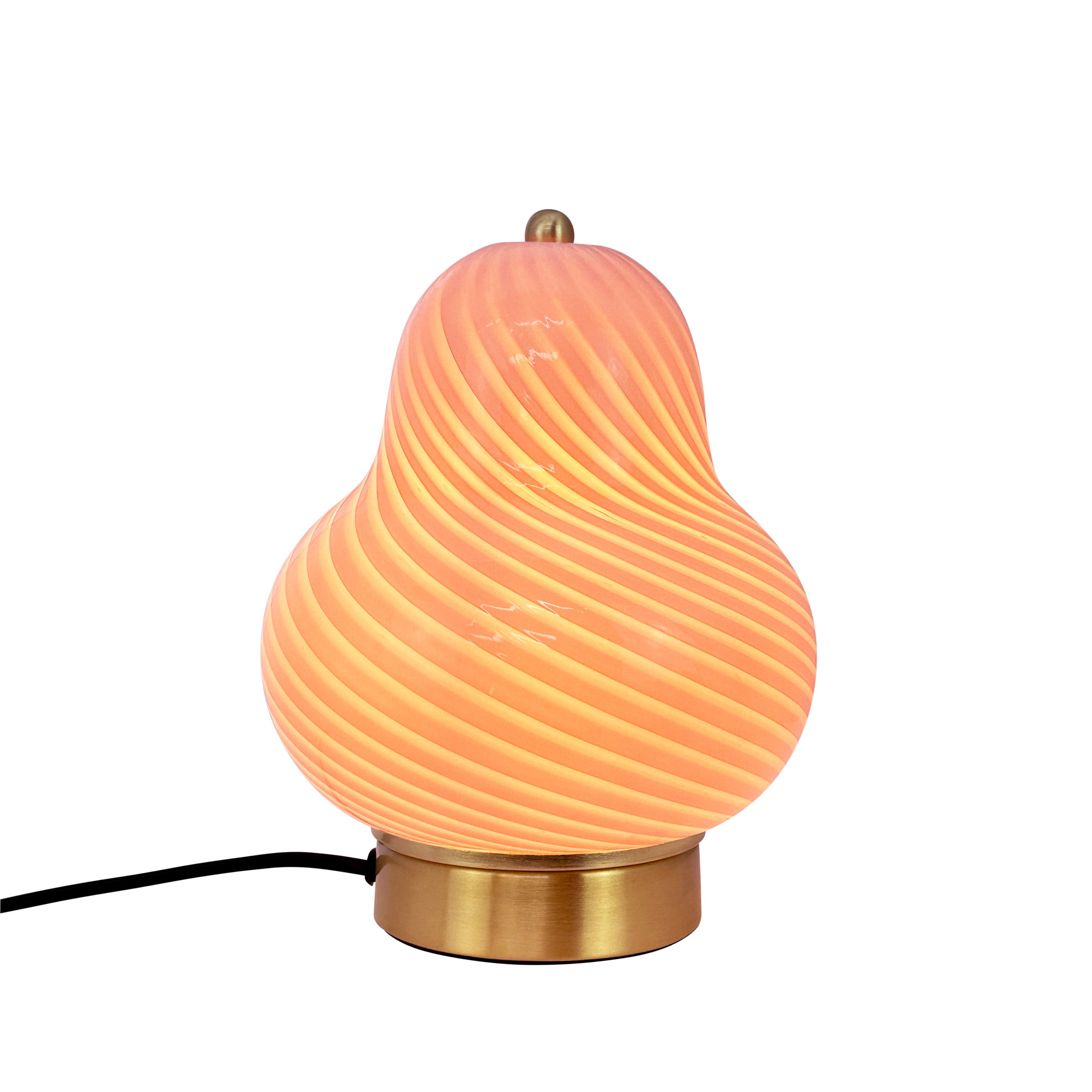 Dyberg Larsen Lucy bordlampe rosa glass